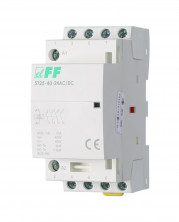 Контактор модульный (Ампер-25 / Волт-24 АС/DC / Контакт-4NO) ST25-40-24