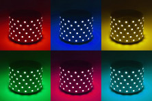 Светодиодная лента Эра 12В 5050 14,4Вт/м RGB 50м IP20 LS5050-14,4-60-12-RGB-IP20-1 year-50m Б0059928