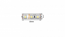 Светодиодная лента 2835, 120 LED/м, 9,6 Вт/м, 12В , IP66, 3M, Цвет: Холодный белый, SWG2120-12-9.6-W-66-M