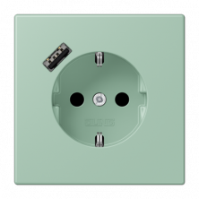 Розетка 2K+З USB Typ A Jung LC1520-18A217