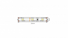 Светодиодная лента  2835, 60 LED/м, 4,8 Вт/м, 12В , IP66, Цвет: Теплый белый, SWG260-12-4.8-WW-66-M