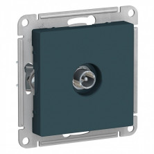 Розетка TV Schneider Electric Atlas Design изумруд ATN000893