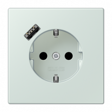 Розетка 2K+З USB Typ A Jung LC1520-18A215