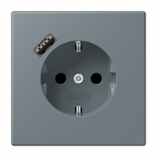 Розетка 2K+З USB Typ A Jung LC1520-18A251