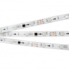 Светодиодная лента герметичная Arlight SPI-SE-B30-10mm 12V RGB-PX3 (7.2W/m, IP65, 5060, 5m) 026369(2)