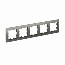Рамка Systeme Electric AtlasDesign Air 5-ая, цвет сталь, ATN220905