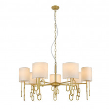 Подвесная люстра Indigo Amali 13026/7P Gold V000480
