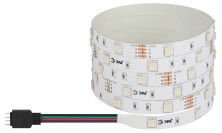 Светодиодная лента Эра 12В 2835 7,2Вт/м RGB 5м IP20 LS5050-7,2-30-12-RGB-IP20-1 year-5m Б0035602