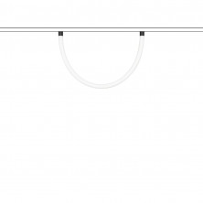 Трековый магнитный светильник Arlight MAG-ORIENT-TUBE-ELASTIC-2620-R30-L1000-14W Day4000 (BK, 360 deg, 48V) 041643