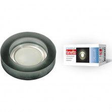 Встраиваемый светильник Fametto Luciole DLS-L110 GU5.3 CHROME/MATT BLACK UL-00000362