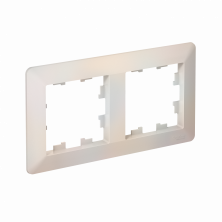 Рамка Systeme Electric AtlasDesign Air 2-ая, цвет жемчуг, ATN220402
