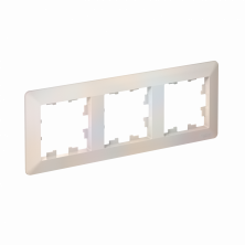 Рамка Systeme Electric AtlasDesign Air 3-ая, цвет жемчуг, ATN220403