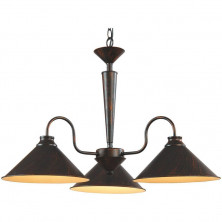 Подвесная люстра Arte Lamp Cone A9330LM-3BR