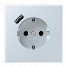 Розетка 2K+З USB Typ A Jung LC1520-18A209
