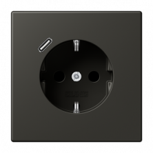 Розетка 2K+З USB Typ C Jung LC1520-18C259