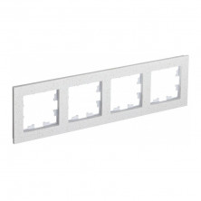 Рамка Systeme Electric Atlas Design Nature на 4 поста, крем роял ATN343104
