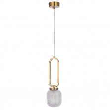 Подвесной светильник Crystal Lux CAROLINA SP1 V2 BRASS