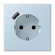Розетка 2K+З USB Typ A Jung LC1520-18A208