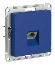 Розетка Schneider Electric Atlas Design RJ-45 кат. 6a, аквамарин ATN001186
