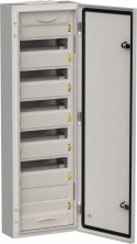 Корпус металлический ЩРн-72 (1х72) 960х310х140мм TITAN 5 IP54 серый IEK TI5-50-N-072-54-7035