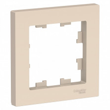 Рамка Systeme Electric Atlas Design на 1 пост, бежевая ATN000201