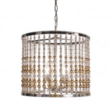 Подвесная люстра Delight Collection Wood Light KW0783P-4 silver