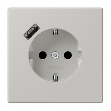 Розетка 2K+З USB Typ A Jung LC1520-18A205