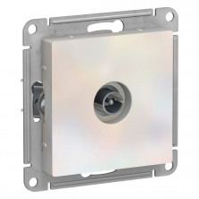 Розетка TV Systeme Electric Atlas Design проходная, жемчуг ATN000492