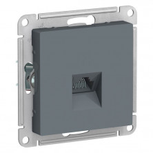 Розетка Schneider Electric Atlas Design RJ-45 кат. 5е, грифель ATN000783