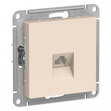 Розетка RJ-11 Schneider Electric Atlas Design бежевая ATN000281