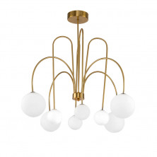 Люстра на штанге Delight Collection KG1213P-8 brass