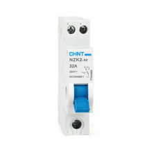 Модульный переключатель CHINT NZK2-32 1P 32А 2 положения (643002)
