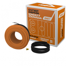 Греющий кабель 20 Вт/м - 80 м IQ FLOOR CABLE 212 IQWATT