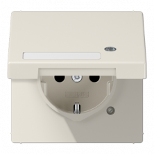Розетка Schuko с крышкой Jung LS1520NAKLKO