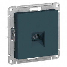 Розетка Schneider Electric Atlas Design RJ-45 кат. 5е, изумруд ATN000883