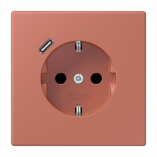 Розетка 2K+З USB Typ C Jung LC1520-18C236