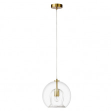 Подвесной светильник Crystal Lux LUISA SP1 BRASS/TRANSPARENT