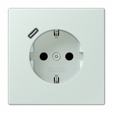 Розетка 2K+З USB Typ C Jung LC1520-18C215