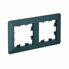 Рамка Systeme Electric AtlasDesign Air 2-ая, цвет изумруд, ATN220802