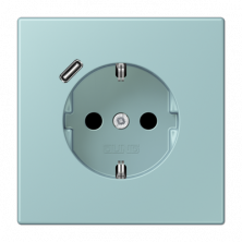 Розетка 2K+З USB Typ C Jung LC1520-18C214
