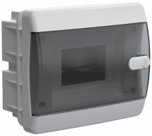 Бокс в нишу 6М прозрачная черная дверь IEK tekfor UIC-KP12-V-06-41-K01