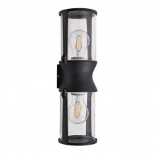 Уличный настенный светильник Arte Lamp Minchir A8306AL-2BK