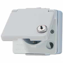 Розетка штепсельная Schuko Jung 620WSL