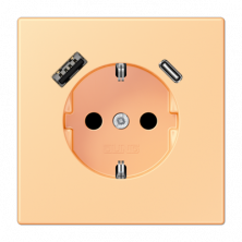Розетка 2K+З USB Typ AC Jung LC1520-15CA258