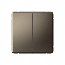 Выключатель двухклавишный Schneider Electric Art Gallery Мокко GAL000651