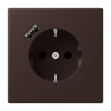 Розетка 2K+З USB Typ A Jung LC1520-18A252
