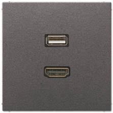Розетка HDMI/USB Jung MAAL1163AN