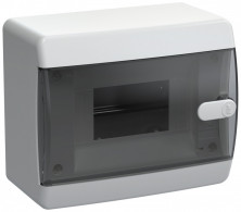 Бокс навесной 6М прозрачная черная дверь IEK UNION UIC-KP12-N-06-41-K01
