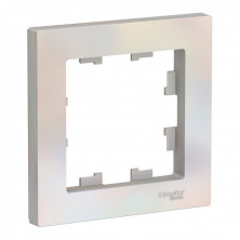 Рамка 1-ая Systeme Electric AtlasDesign Жемчуг ATN000401