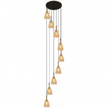 Каскадная люстра Reluce 09011-0.9-09 AMBER